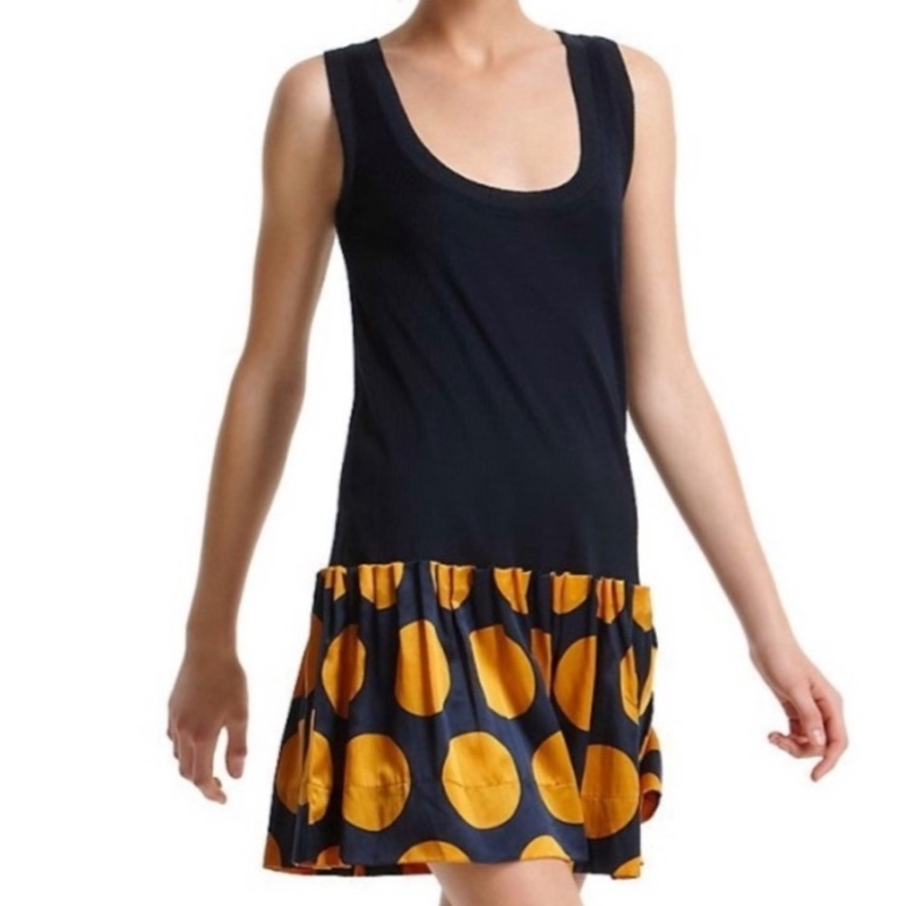 Marc By Marc Jacobs Navy/Orange Dress XS